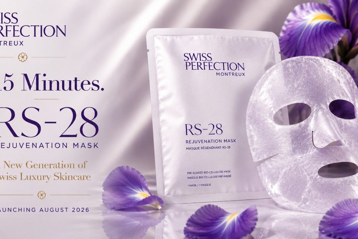 Swiss Perfection RS‑28 Rejuvenation Mask: Η νέα μάσκα βιοκυτταρίνης για αναζωογονημένη επιδερμίδα σε 15 λεπτά