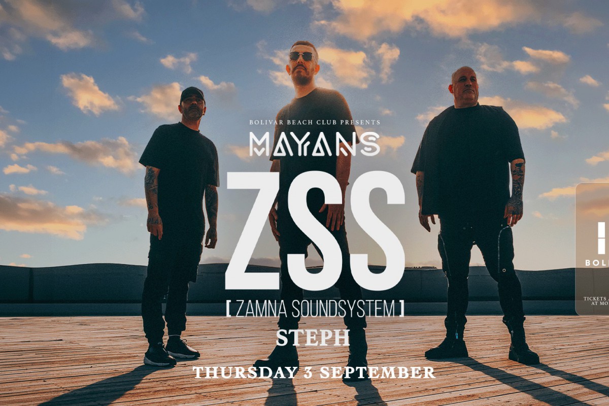 Οι Zamna Soundsystem στο Bolivar Beach Club στις 3 Σεπτεμβρίου με τους Mayans
