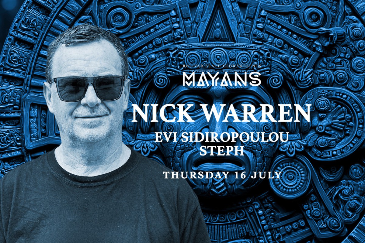 Nick Warren στο Bolivar Beach Club: Ο θρύλος της progressive house έρχεται στον Αλιμο
