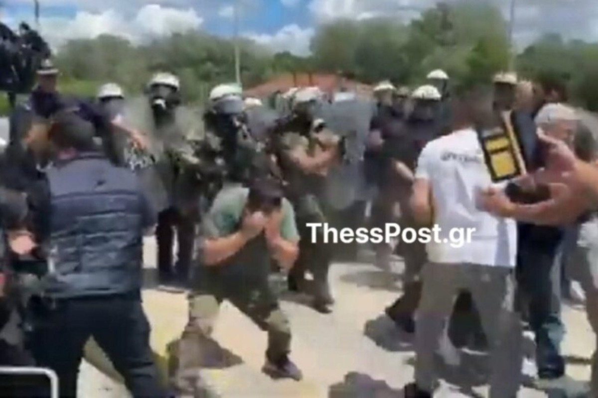 Επεισόδια ανάμεσα σε αγρότες και δυνάμεις των ΜΑΤ στις Σέρρες