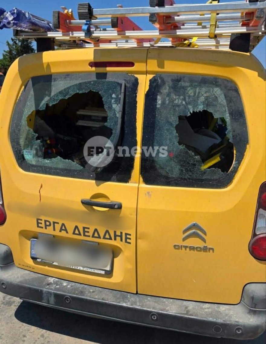 Επίθεση σε συνεργείο του ΔΕΔΔΗΕ στα Ζωνιανά: Έσπασαν το όχημα και άρπαξαν εξοπλισμό, «μας περικύκλωσαν με κατσούνες»