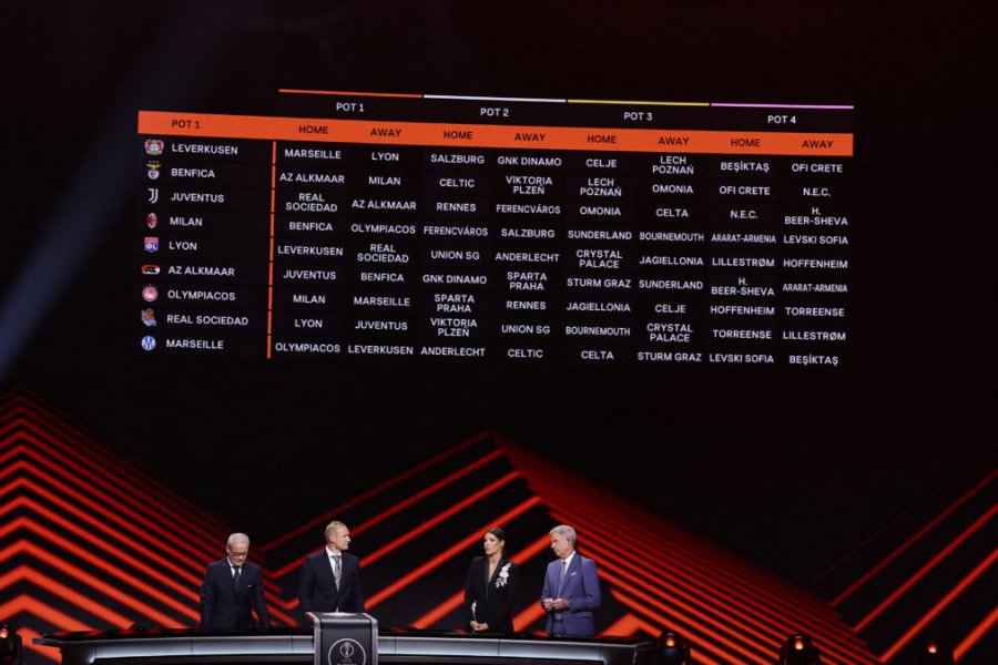 Europa League: Ο Ολυμπιακός κόντρα σε Μίλαν και Μαρσέιγ, ο ΟΦΗ ενάντια σε Μπενφίκα και Λεβερκούζεν - Οι αντίπαλοι και οι ημερομηνίες των αγώνων
