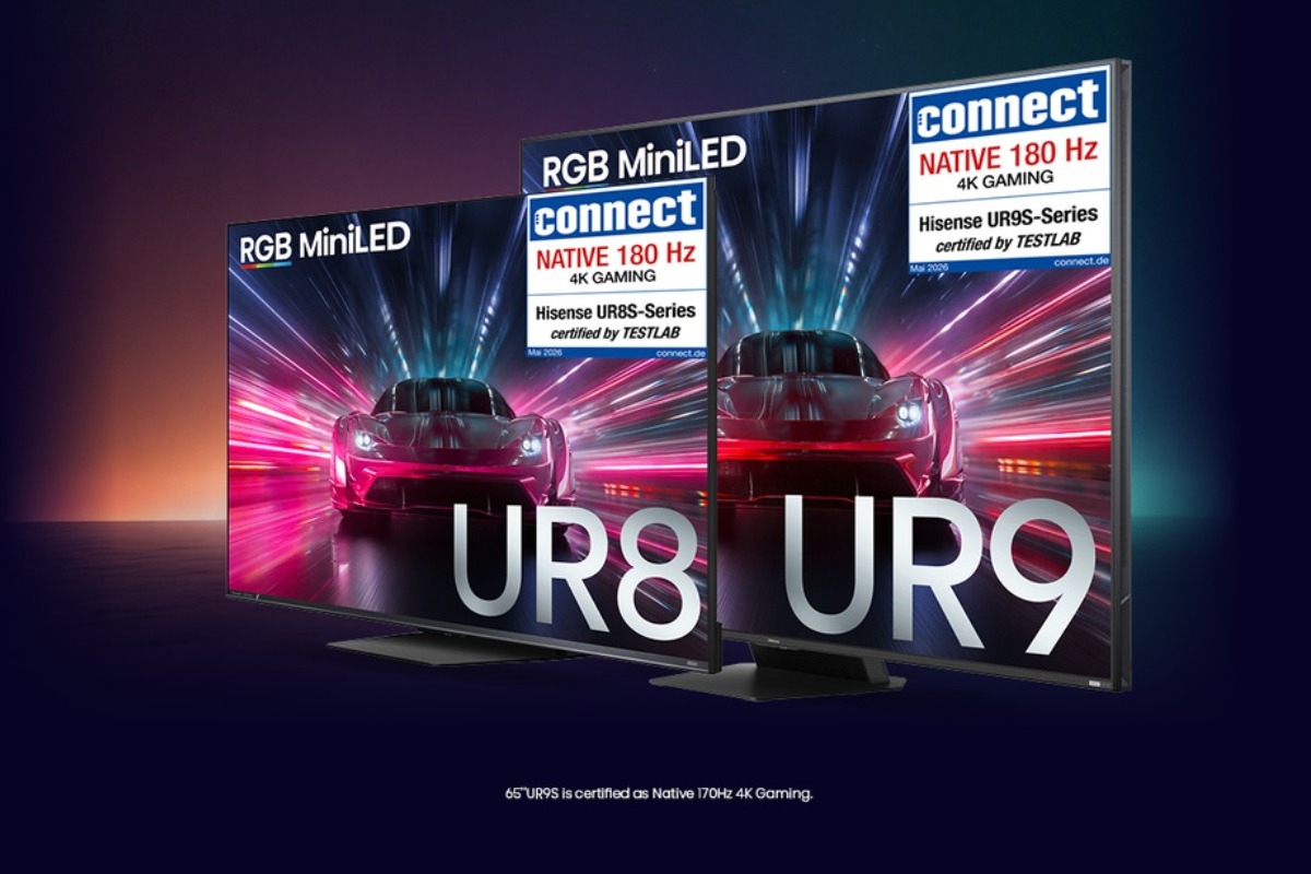 Hisense: Native 180Hz στις νέες RGB MiniLED τηλεοράσεις για απόλυτη εμπειρία θέασης