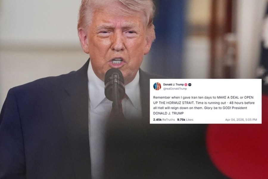 Τραμπ: Τελεσίγραφο 48 ωρών στο Ιράν – «Ανοίγουν οι πύλες της κολάσεως»