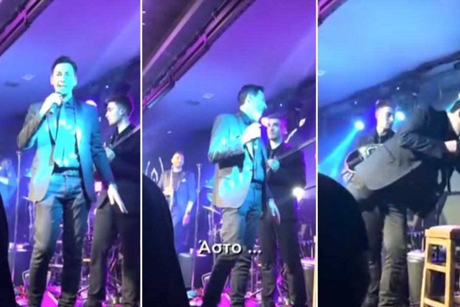 Έξαλλος ο Πάνος Καλλίδης με μουσικό του στη Θεσσαλονίκη: «Αστο μ….α – Αστο!»