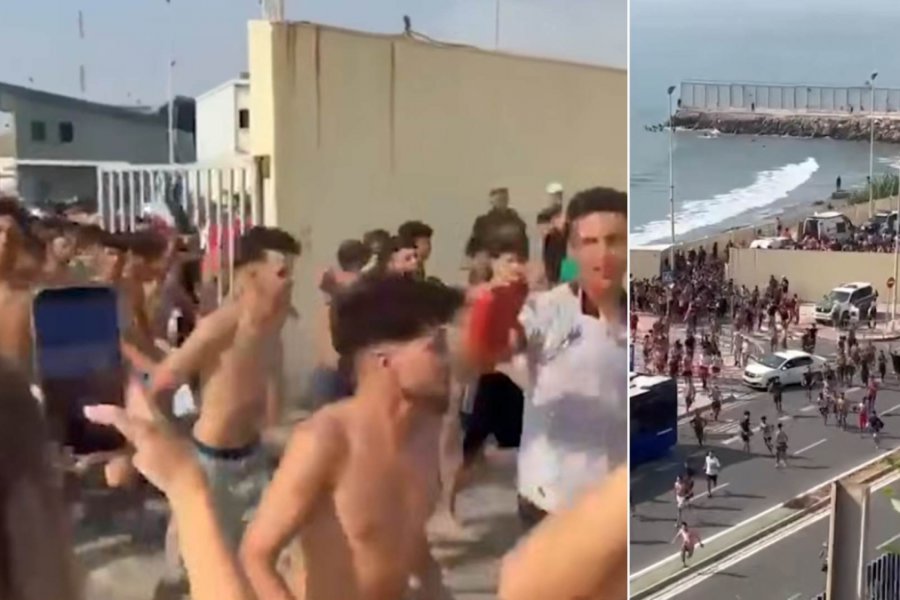 Κατάσταση έκτακτης ανάγκης στη Θέουτα: Χιλιάδες μετανάστες περνούν τα σύνορα μαζικά (vid)