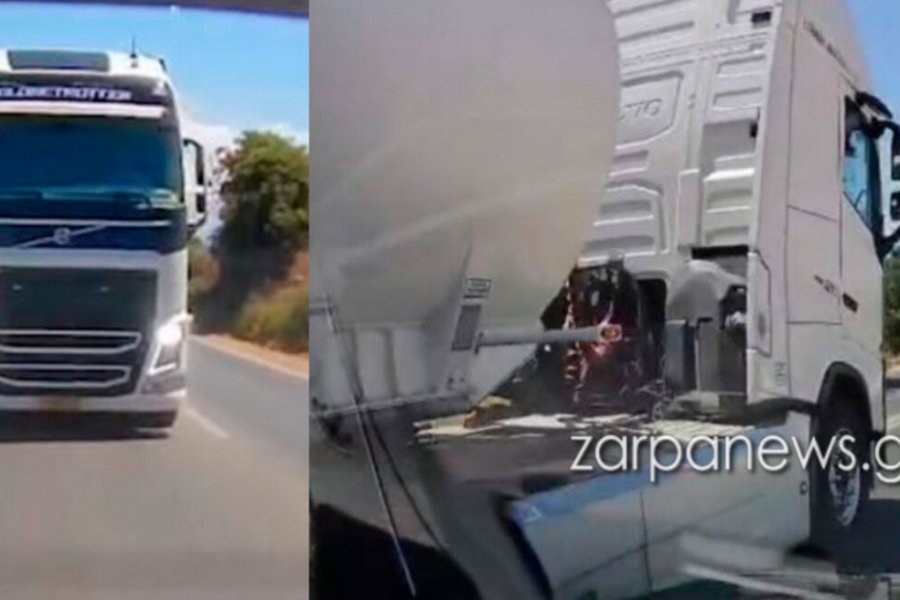 Κρήτη: Επικίνδυνος οδηγός βυτιοφόρου «έπαιζε τα φώτα» και έκανε παράνομη προσπέραση κοντά στο αεροδρόμιο Χανίων, δείτε βίντεο
