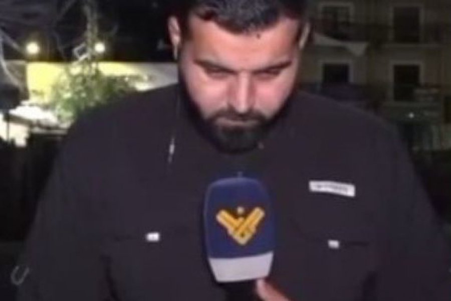 Δημοσιογράφος χτυπήθηκε από drone εν ώρα ζωντανής σύνδεσης ‑ Βίντεο