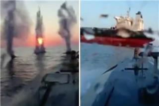 Καρέ‑καρέ η επίθεση ουκρανικού drone σε ρωσικό δεξαμενόπλοιο – Η στιγμή που πλήττει τον στόχο του