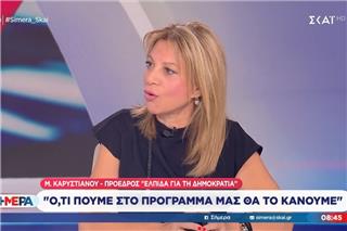 Καρυστιανού: «Το ενοίκιο του γραφείου μας το πληρώνω εγώ» – Τι είπε για Τεμπή, απειλές και δημοσκοπήσεις