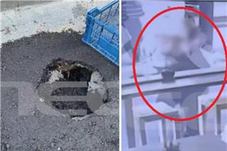 Γυναίκα έπεσε σε λακκούβα και χρειάστηκε 40 ράμματα – Βίντεο από Κρήτη
