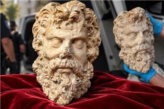 Μαρμάρινη κεφαλή του Δία 2.000 ετών βρέθηκε στη Σμύρνη