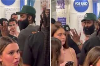 Μύκονος: Η αμήχανη στιγμή που ο James Harden «τρώει» πανηγυρικό άκυρο από τουρίστρια (vid)