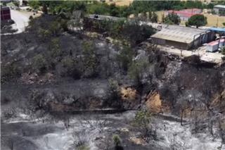 Θεσσαλονίκη: Συγκλονιστικό βίντεο ‑ drone από τις καμένες εκτάσεις σε Ωραιόκαστρο και Φιλοθέη