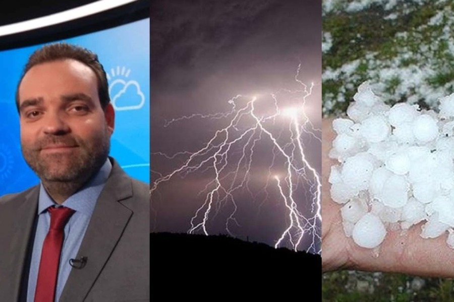 Χαλάζι, κεραυνοί, υδροστρόβιλοι και ανεμοστρόβιλοι: Ο Μαρουσάκης προειδοποιεί