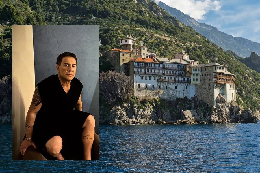 Στο Αγιο Όρος ο Γιώργος Μαζωνάκης