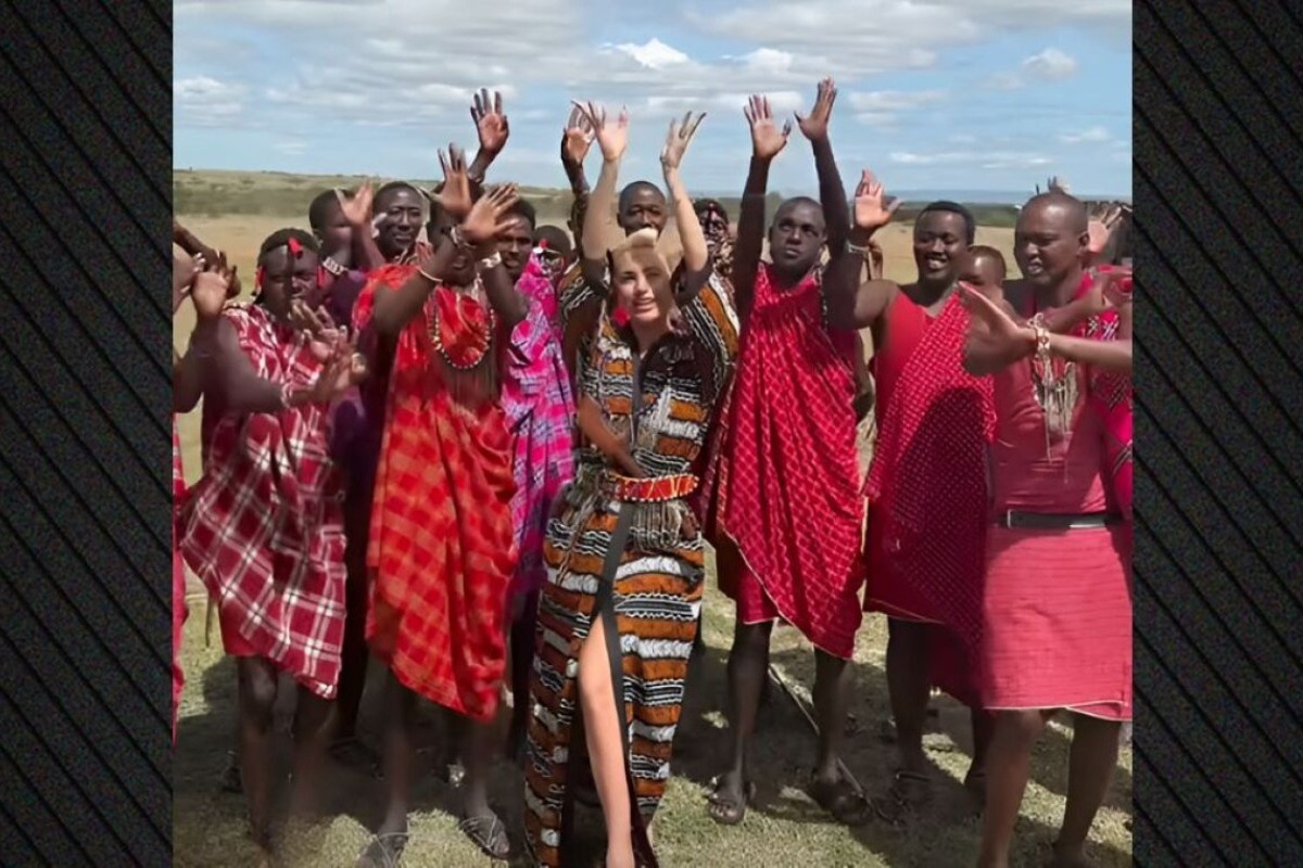 Η Αλεξάνδρα Παναγιώταρου χόρεψε Έλλη Κοκκίνου με τους Μασάι στην Αφρική, δείτε βίντεο