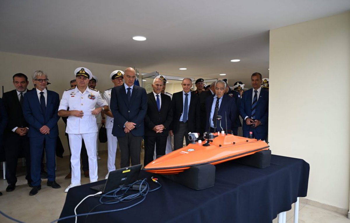 Παρουσία ΥΕΘΑ Ν. Δένδια στα εγκαίνια του Κέντρου Διακλαδικής Εκπαίδευσης Μη Επανδρωμένων και Αυτόνομων Θαλάσσιων Συστημάτων στο Κέντρο Εκπαίδευσης ΠΑΛΑΣΚΑΣ
