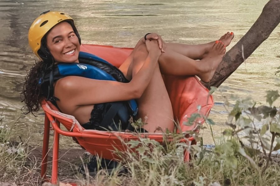 Πηνελόπη Πλάκα: Rafting στον ποταμό Λάδωνα – δείτε τις φωτογραφίες