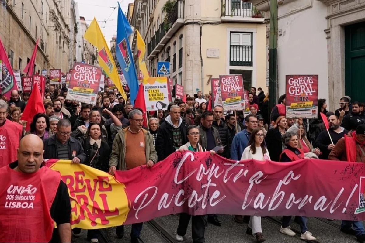 Παρέλυσε η Πορτογαλία από γενική απεργία: Ακυρώθηκαν πτήσεις, ανεστάλησαν δρομολόγια τρένων, έκλεισαν σχολεία