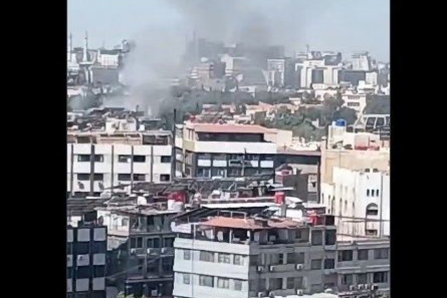 Συρία: Πολλαπλές εκρήξεις βομβών κοντά στο ξενοδοχείο που μένει ο Μακρόν στη Δαμασκό