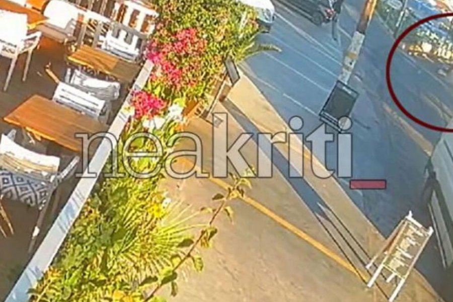 Kάμερα ασφαλείας στη Χερσόνησο: Δείτε τι έγινε με το αυτοκίνητο που «πέταξε» στον αέρα