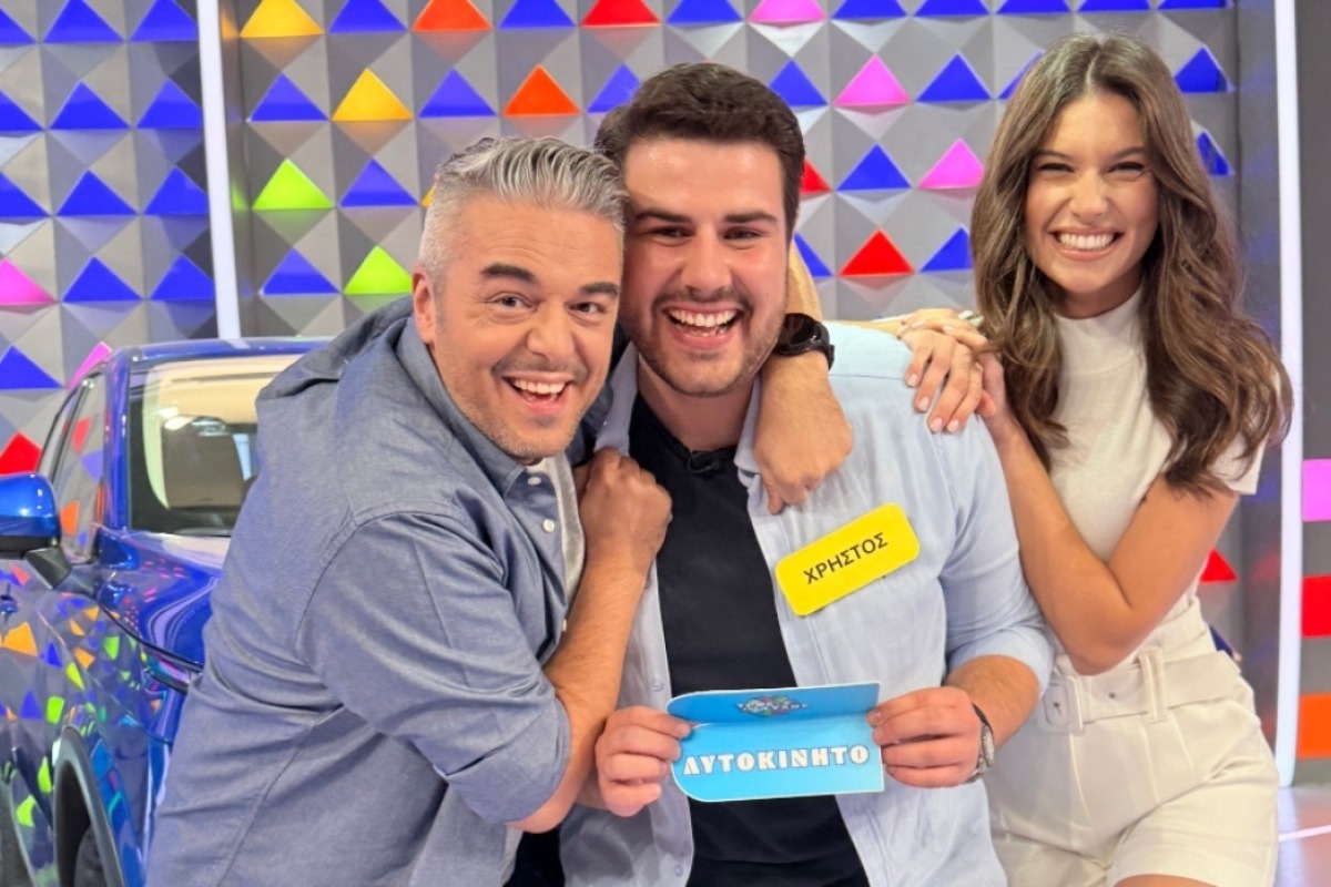 Χαμός στον «Τροχό της Τύχης»: Παίκτης έλυσε τον τελευταίο γρίφο και κέρδισε το αυτοκίνητο, δείτε βίντεο - Ο 23χρονος Χρήστος μπορεί να μην έχει ακόμα δίπλωμα, ωστόσο δήλωσε πως θα ξεκινήσει άμεσα μαθήματα