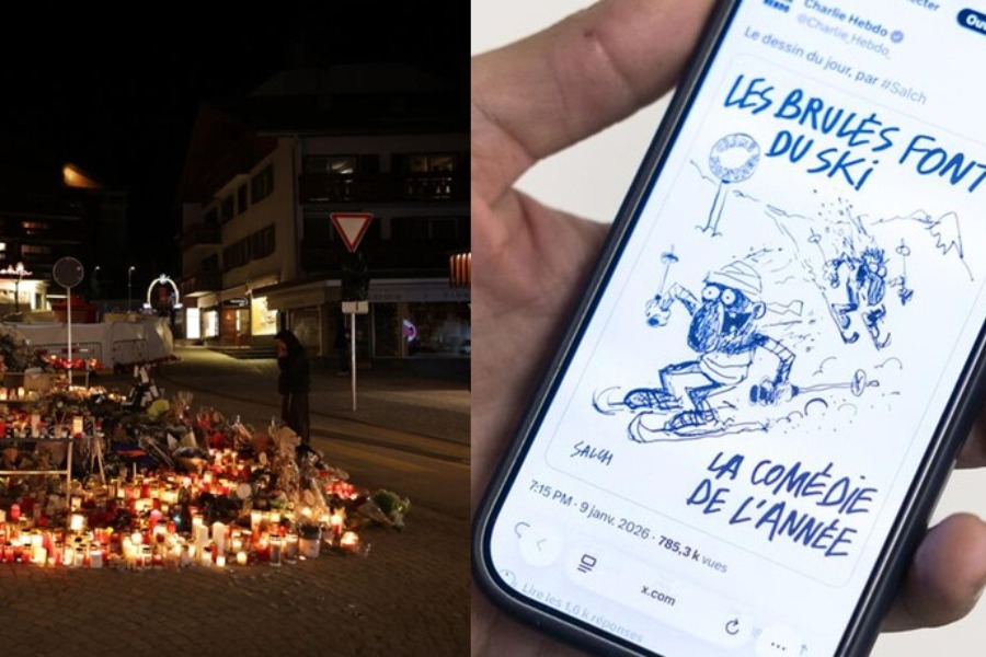 Μήνυση κατά του Charlie Hebdo για σκίτσο που σατιρίζει την τραγωδία του Κραν Μοντανά