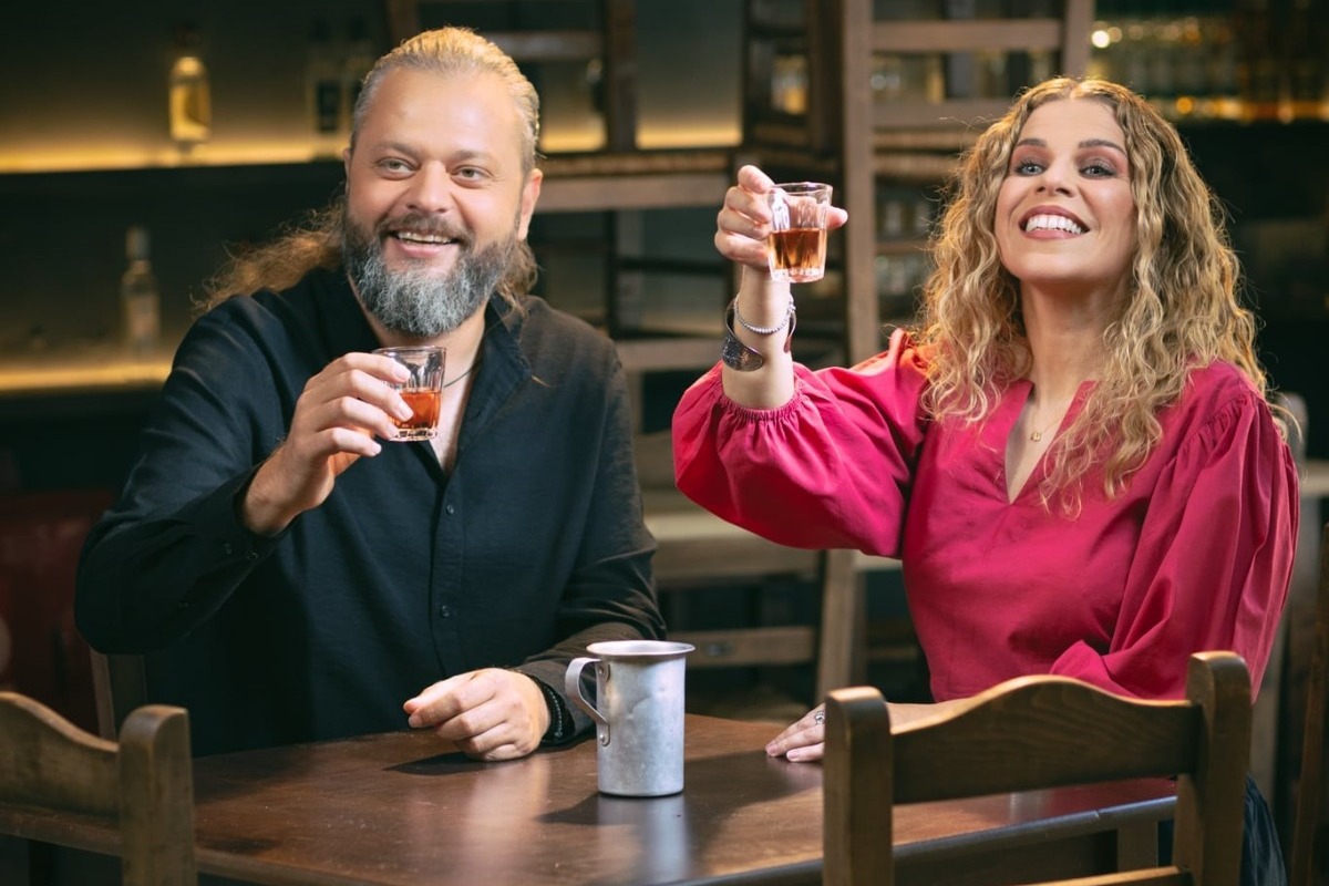 Ο Γιώργος Νικηφόρου Ζερβάκης και η Βιολέτα Ίκαρη στο Block 33