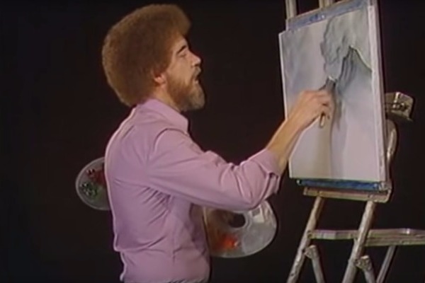Όταν ο Bob Ross ζωγράφισε έναν πίνακα για θαυμαστή του με αχρωματοψία