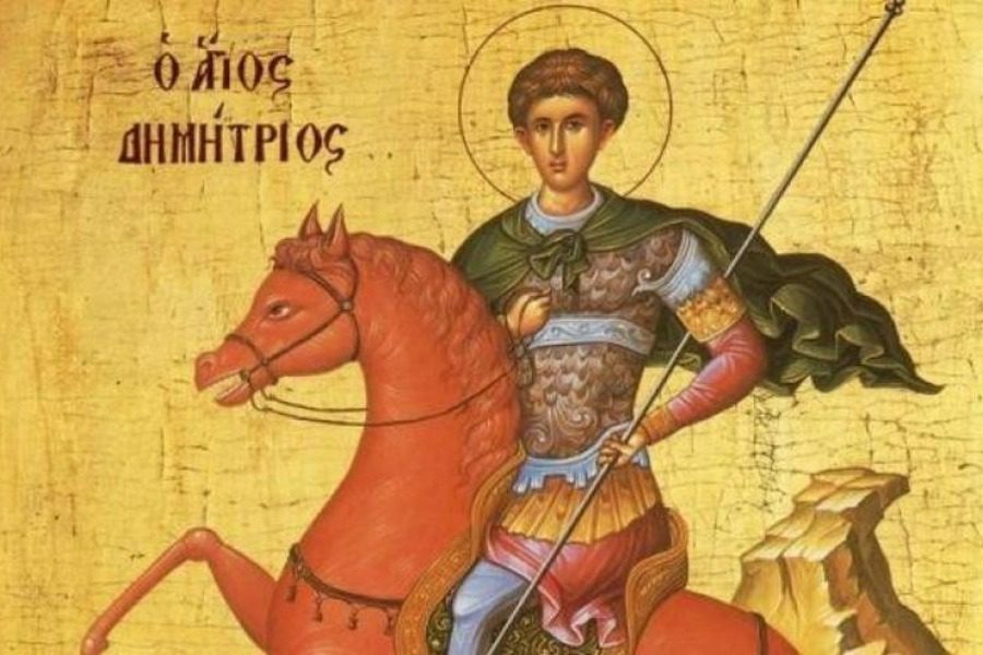 Αγιος Δημήτριος: Γιατί παρουσιάζεται καβαλάρης σε κόκκινο άλογο;