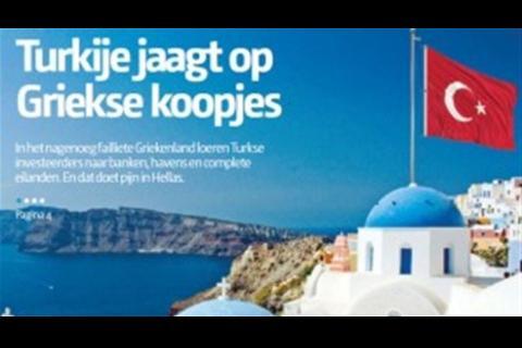 Φωτογραφία αίσχους στο πρωτοσέλιδο της De Pers