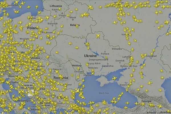 Αδειάζει ο εναέριος χώρος της Ουκρανίας - Αλλάζουν τα σχέδια πτήσεις οι αεροπορικές εταιρείες...