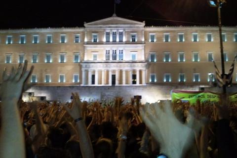 Eίμαι μία από τους χιλιάδες που πήγαν στο Σύνταγμα...