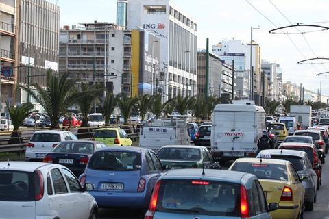 Χάος στους δρόμους της Αθήνας