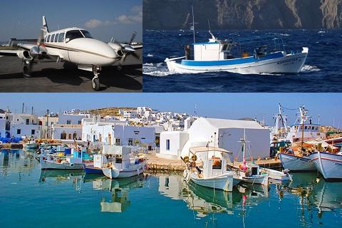 Διακομιδές ασθενών με καΐκι, αντί με ειδικά εξοπλισμένο αεροπλάνο στην Πάρο!