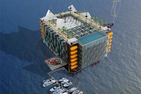 Η πλατφόρμα άντλησης πετρελαίου που έγινε... eco resort!