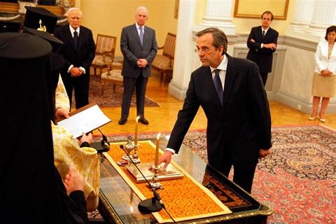 Ορκίστηκε πρωθυπουργός ο Αντώνης Σαμαράς