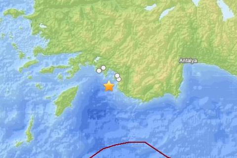 Πολύ ισχυρός σεισμός μεγέθους 6,1R ανατολικά της Ρόδου 