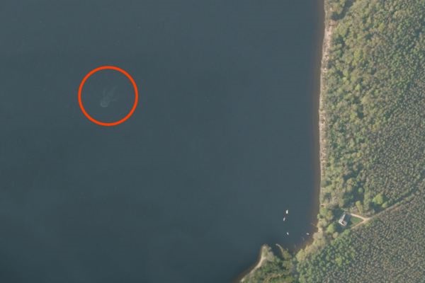 Η Apple κατέγραψε το τέρας του Λοχ Νες  - Μια αινιγματική φιγούρα μέσα στα νερά της λίμνης...